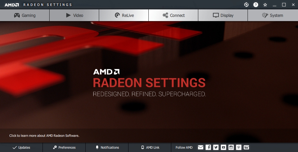 Installing AMD drivers under Windows