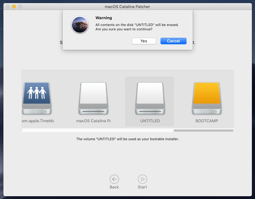 Installing macOS Catalina 10.15 on unsupported Mac Pro